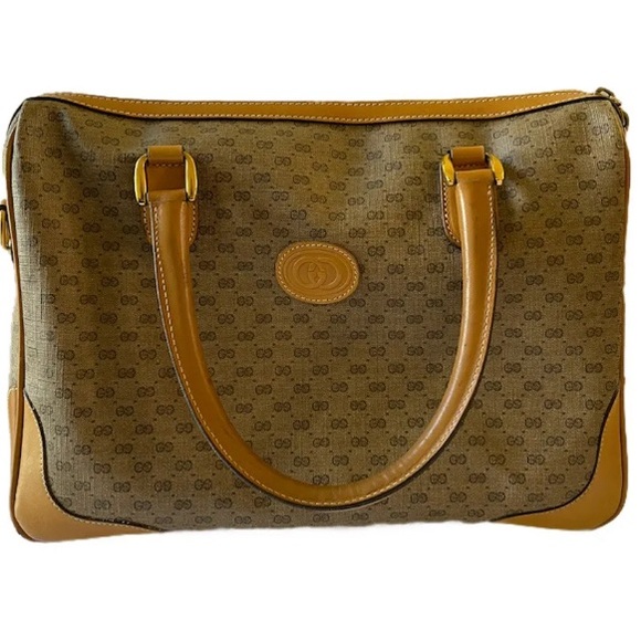 Gucci Vintage Bag Micro GG Tan (Style # 002-122-0033) - Picture 1 of 13